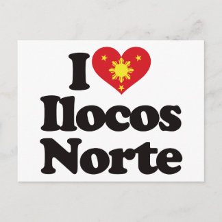 I Liebe Ilocos Norte Postkarte