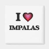 I Liebe Impalas Magnet (Vorne)