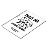 I LIEBE IMPROV Christlich Evangelism Journal Notizblock (Linke Seite)