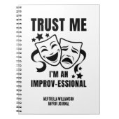 I LIEBE IMPROV Christlich Evangelism Journal Notizblock (Vorderseite)