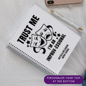 I LIEBE IMPROV Christlich Evangelism Journal Notizblock