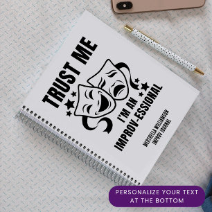 I LIEBE IMPROV Christlich Evangelism Journal Notizblock