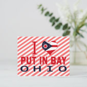 I Liebe in Bay, Ohio Postkarte (Stehend Vorderseite)