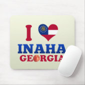 I Liebe Inaha, Georgia Mousepad (Mit Mouse)