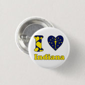I Liebe Indiana Button (Vorne & Hinten)