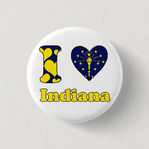 I Liebe Indiana Button