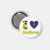 I Liebe Indiana Magnet (Vorderseite/Rückseite)