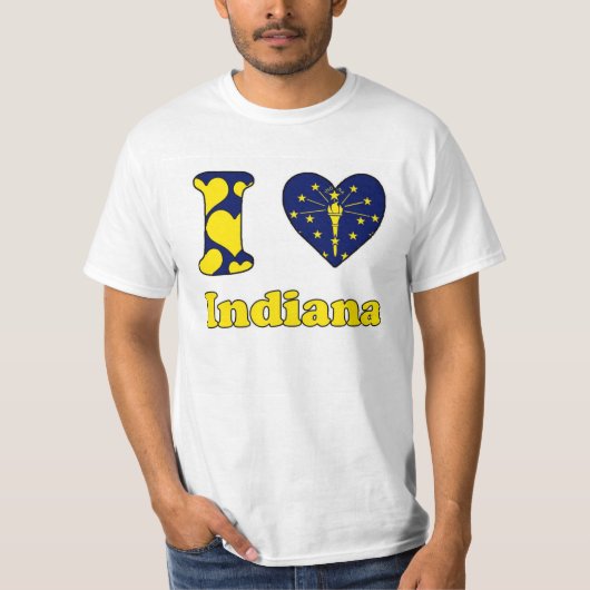 I Liebe Indiana T-Shirt (Vorderseite)