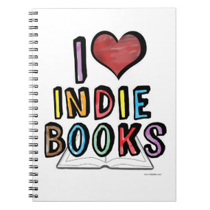 I Liebe Indie Books Cool Authoring Design Notizblock