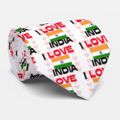 I Liebe Indien Krawatte (Gerollt)