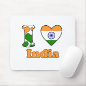I Liebe Indien Mousepad (Mit Mouse)