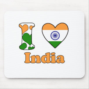 I Liebe Indien Mousepad