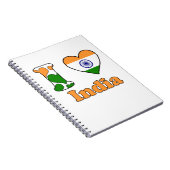 I Liebe Indien Notizblock (Rechte Seite)