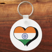 I Liebe Indien Schlüsselanhänger (Vorderseite)