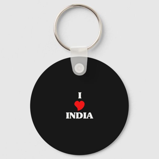 I Liebe Indien Schlüsselanhänger (Vorderseite)