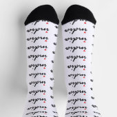I Liebe Indien Socken (Oben)