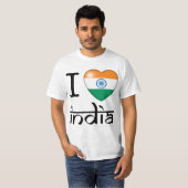 I Liebe Indien T-Shirt (Vorne ganz)