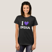 I Liebe Indien T-Shirt (Vorne ganz)