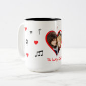 I Liebe Indigo Girls Zweifarbige Tasse (Vorderseite Links)