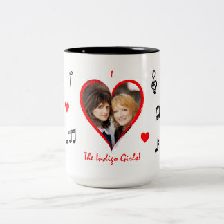 I Liebe Indigo Girls Zweifarbige Tasse