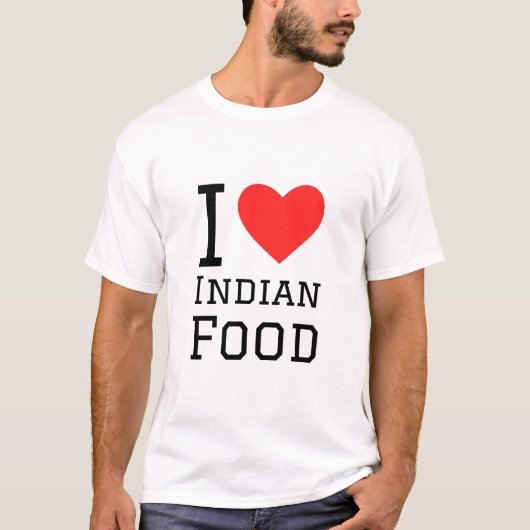 I Liebe indische Küche T-Shirt (Vorderseite)