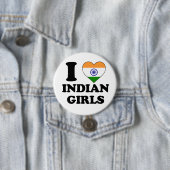 I Liebe indische Mädchen Button (Beispiel)
