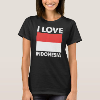 I Liebe Indonesien I Herbst Indonesien Familienrei T-Shirt