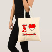 I Liebe Indonesien Tragetasche (Vorderseite (Produkt))