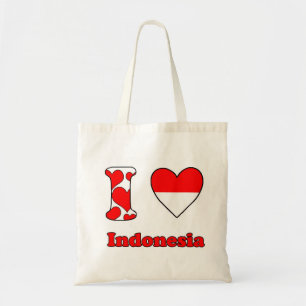I Liebe Indonesien Tragetasche