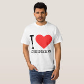 I Liebe Ingenieure T-Shirt (Vorne ganz)