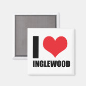 I Liebe Inglewood Magnet (Vorderseite/Rückseite)