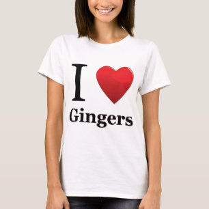 I Liebe-Ingwer-T-Shirt T-Shirt