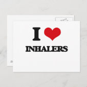 I Liebe Inhalator Postkarte (Vorne/Hinten)