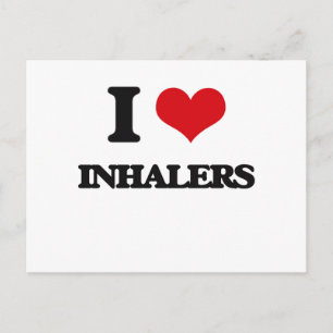I Liebe Inhalator Postkarte
