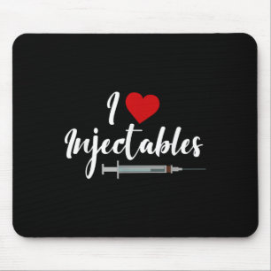 I Liebe Injektionstafeln Lippenfüller ästhetische Mousepad
