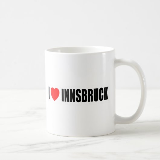 I Liebe Innsbruck Kaffeetasse (Rechts)