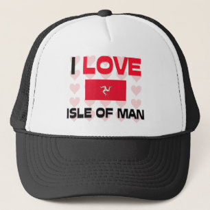 I Liebe-Insel des Mannes Truckerkappe