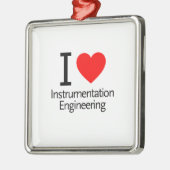 I Liebe Instrumentation Engineering Ornament Aus Metall (Links)