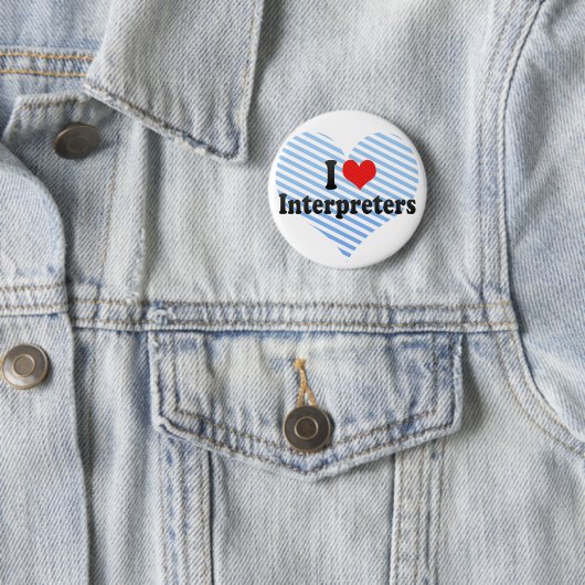 I Liebe-Interpreten Button (Beispiel)