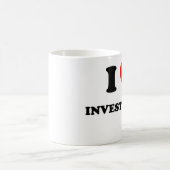 I Liebe-Investitionen Kaffeetasse (Mittel)