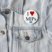 I Liebe-IPs-Taste oder -Abzeichen Button (Beispiel)