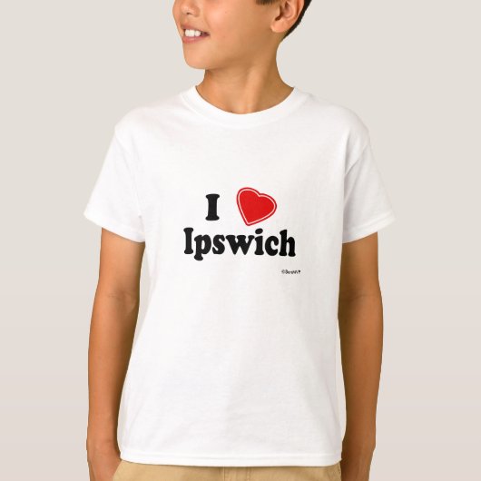 I Liebe Ipswich T-Shirt (Vorderseite)