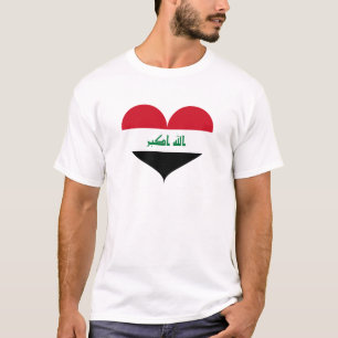 I Liebe Irak-Flagge T-Shirt