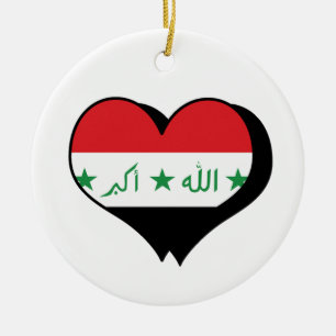 I Liebe Irak Keramikornament