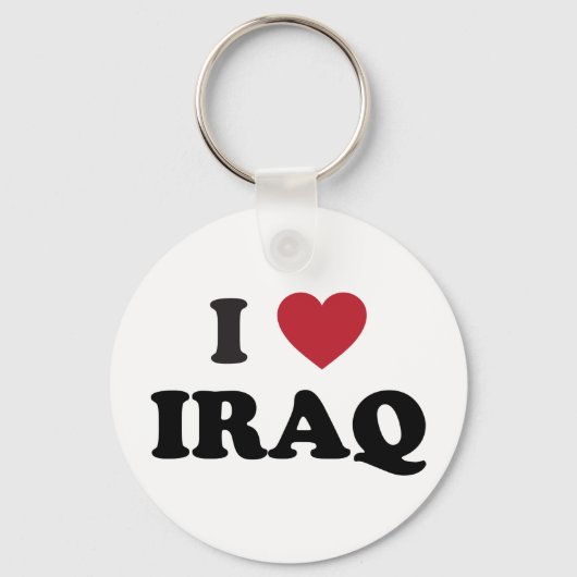 I Liebe Irak Schlüsselanhänger (Vorderseite)
