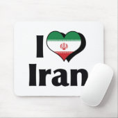 I Liebe Iran-Flagge Mousepad (Mit Mouse)