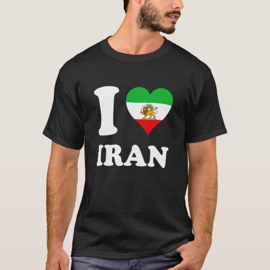 I Liebe Iran Lion T-Shirt (Vorderseite)