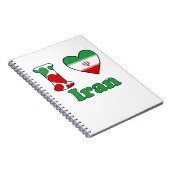 I Liebe Iran Notizblock (Rechte Seite)