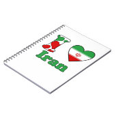 I Liebe Iran Notizblock (Linke Seite)