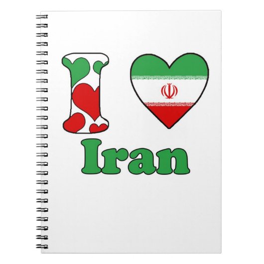 I Liebe Iran Notizblock (Vorderseite)